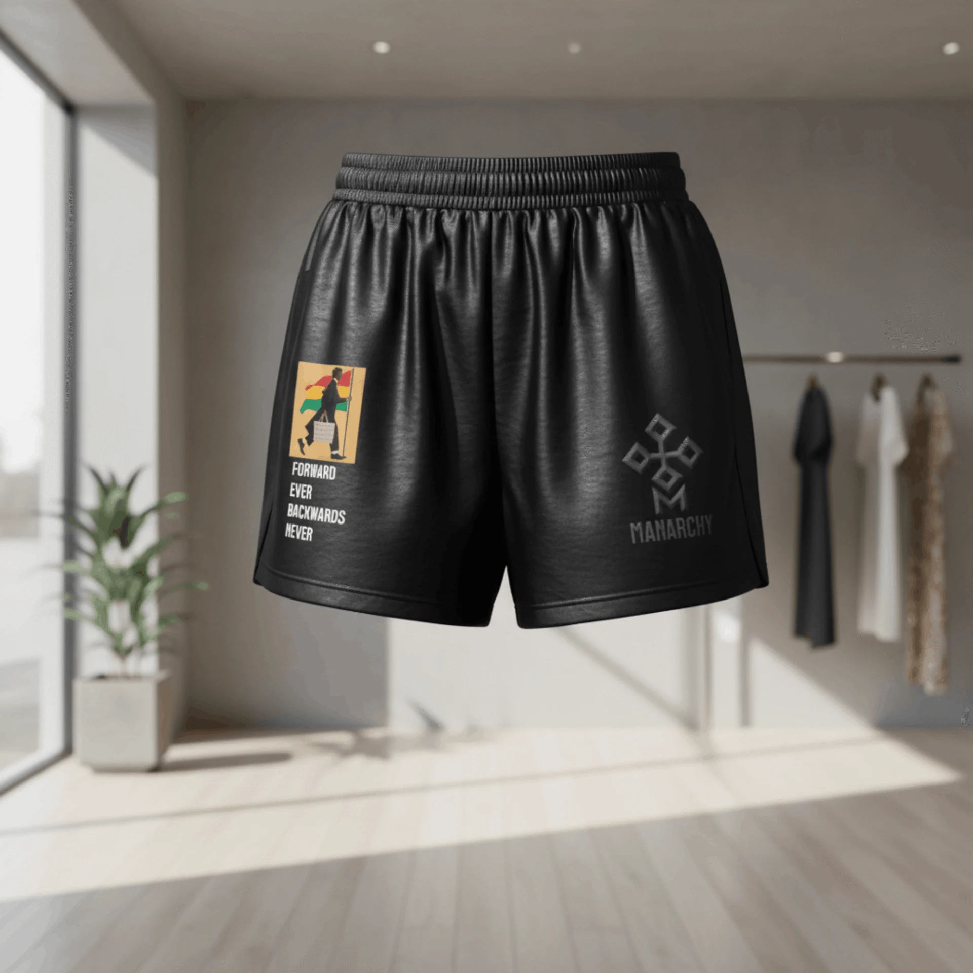 THE LEGACY LEATHER SHORTS