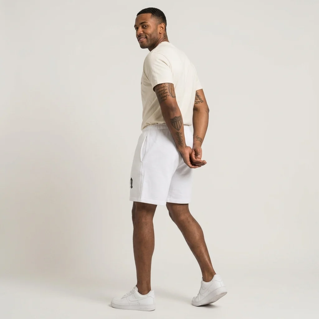 Gothic Logo Shorts - Image 4