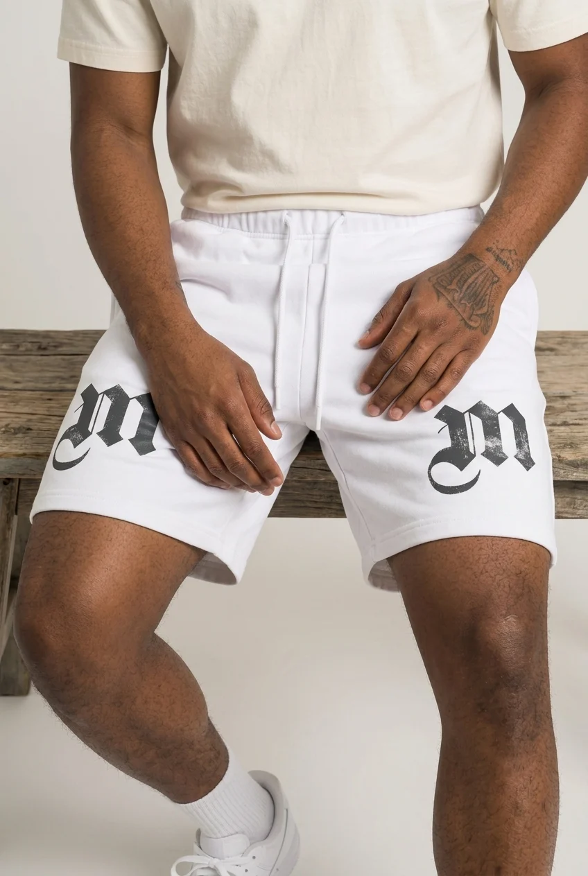 Gothic Logo Shorts - Image 3