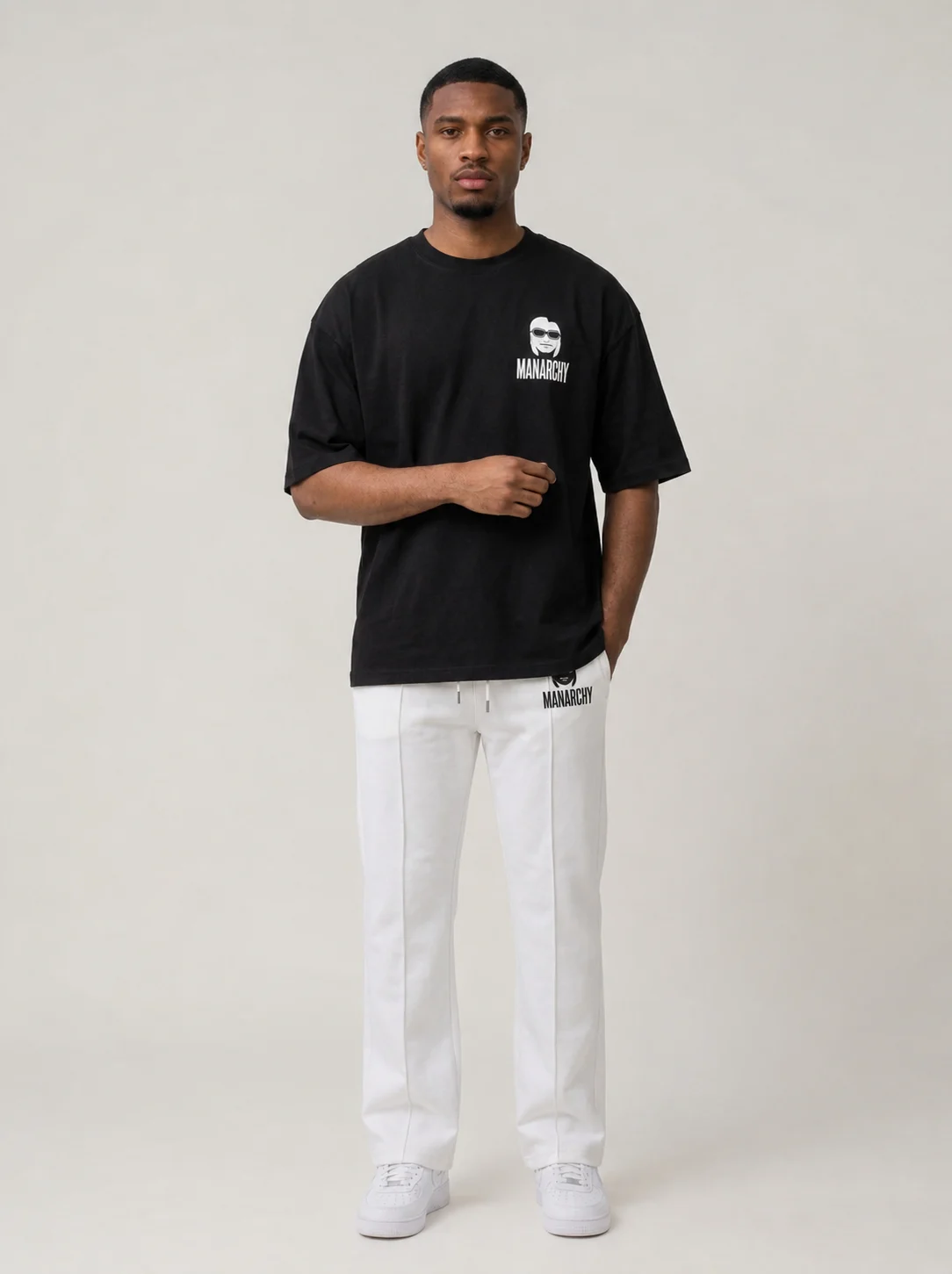 Manarchy Afro Tee - Image 3