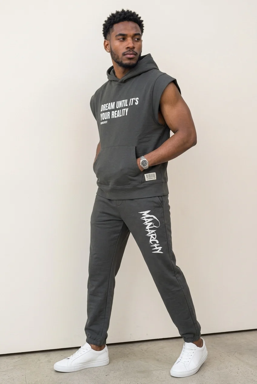 Manarchy Dream Reality Sleeveless Hoodie Set